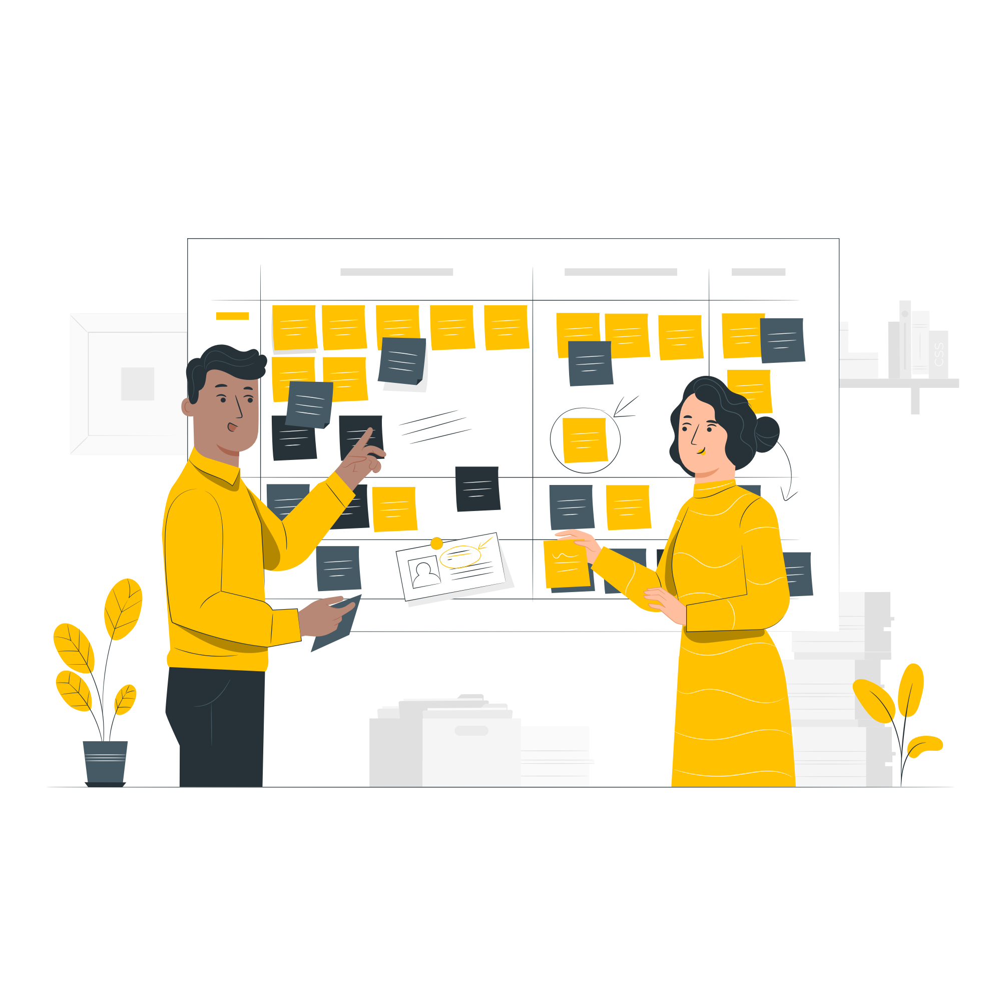 Scrum board-pana